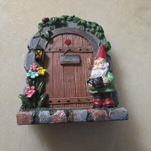 MINI DOOR DECOR  GARDEN PATIO DECOR GNOME  WELCOME  DOOR DECOR  FAIRY